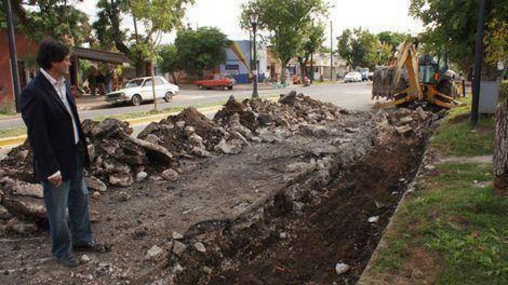 Construyen nuevo desag�e pluvial para mejorar escurrimiento de las aguas 