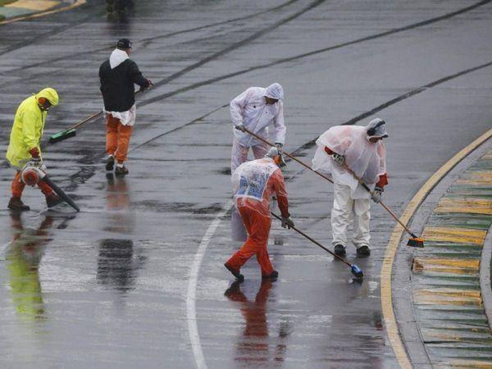 La lluvia suspendi� la clasificaci�n en Australia