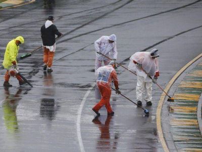 La lluvia suspendi� la clasificaci�n en Australia