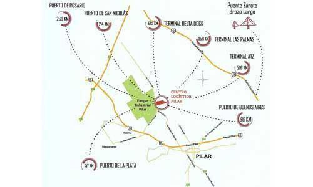 Preparan el desembarco de un parque log�stico de 65 hect�reas