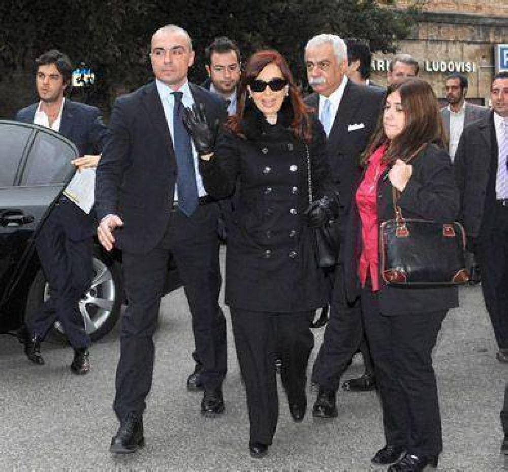 Cristina se re�ne hoy con el pont�fice