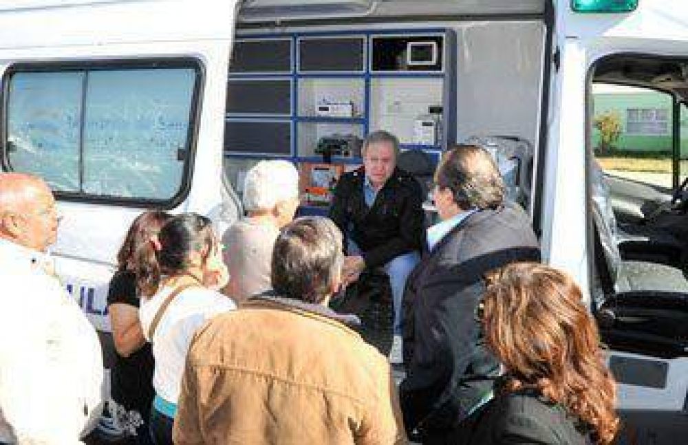 Peralta pidi� que se cumpla con la obra p�blica en la provincia