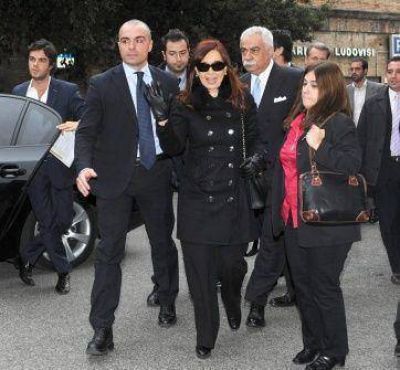 Francisco recibe a CFK