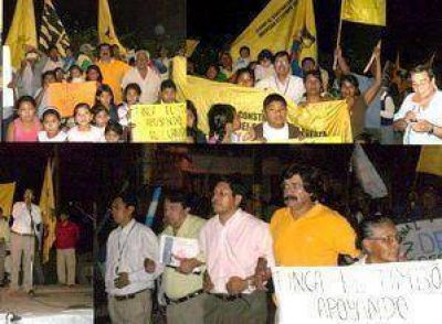 Rosario de Lerma march� en defensa de la nueva Ley de comunicaci�n audiovisual 
