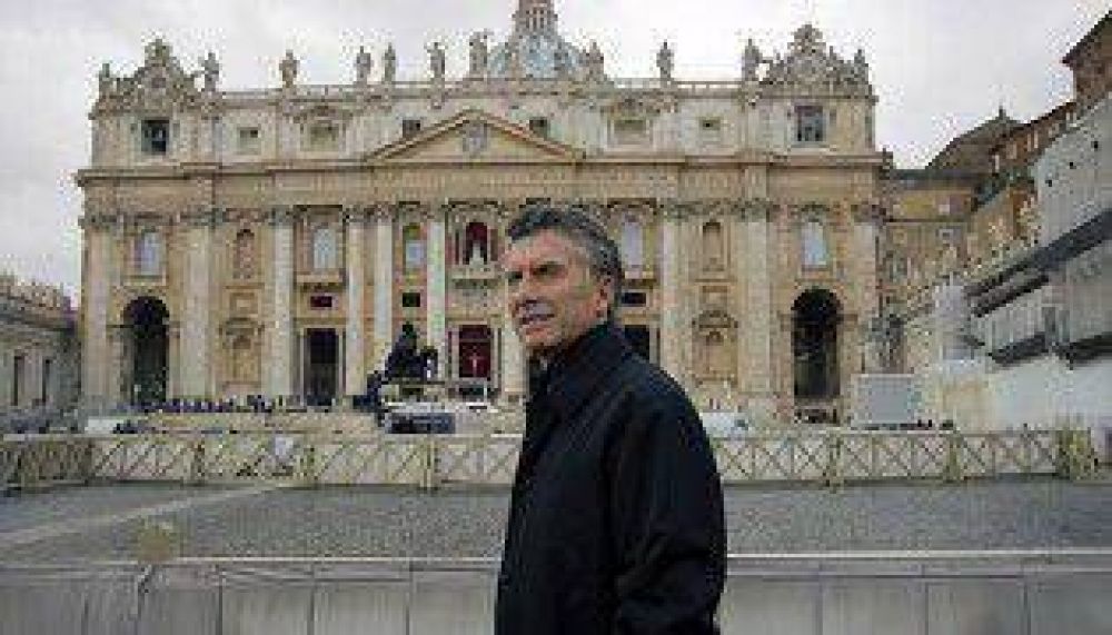Macri espera la asunci�n del Papa