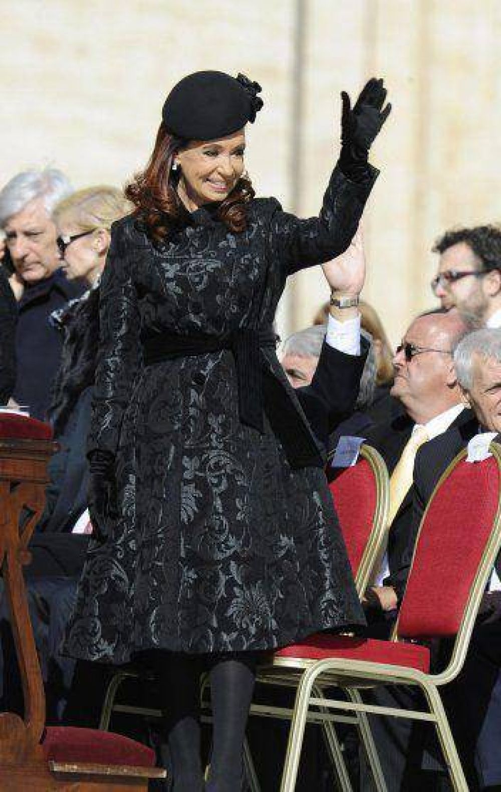 Cristina, con ubicaci�n preferencial en el Vaticano