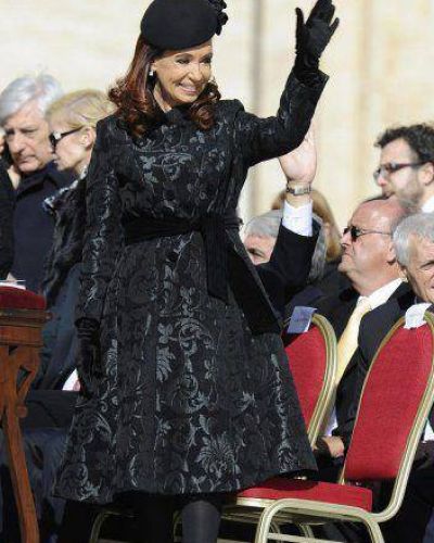 Cristina, con ubicaci�n preferencial en el Vaticano