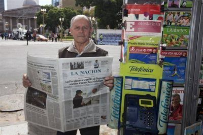 La historia del diariero que le vend�a LA NACION al Papa