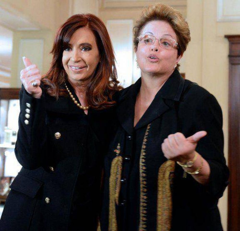 CFK se reuni� con Rousseff y Arancedo, y regresa al pa�s
