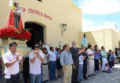El Vicegobernador acompa�� al pueblo de Cachi en su fiesta patronal