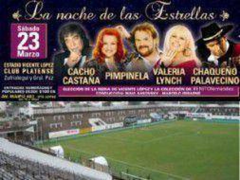 Vicente L�pez: Suspendieron recital de Los Pimpinela, Valeria Lynch, Cacho Casta�a y el Chaque�o Palavecino en Platense