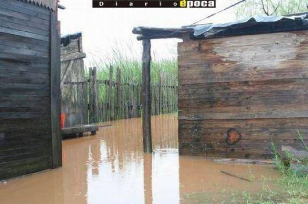 Temporal: unas 140 familias fueron damnificadas en Santa Rosa