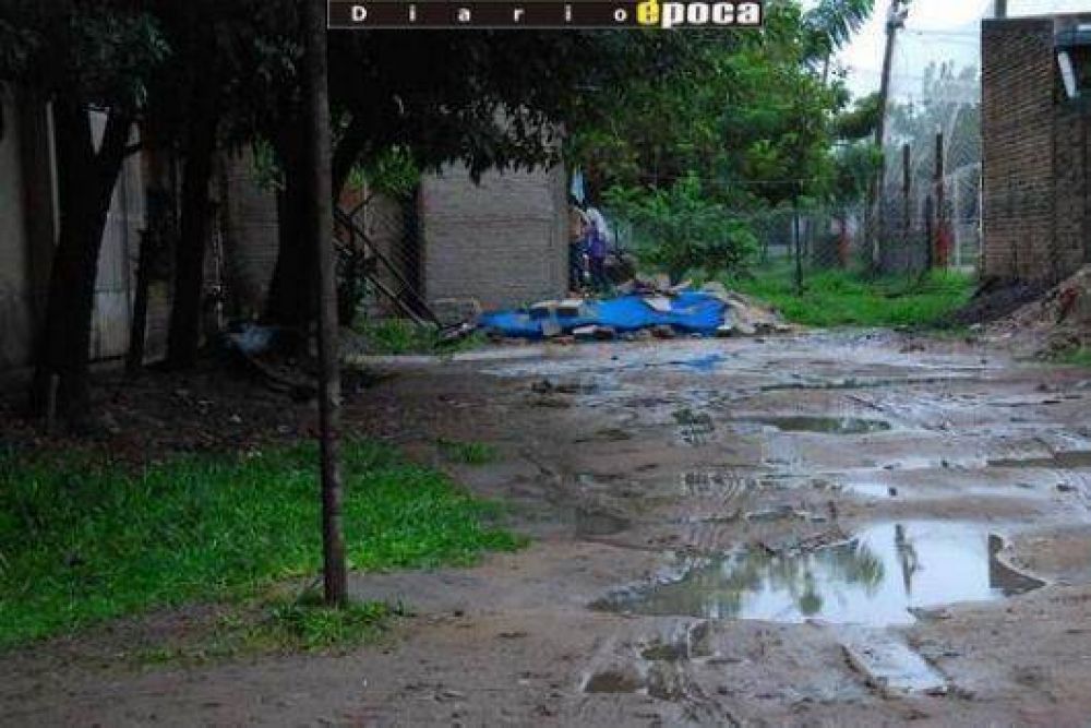 Barrio 9 de Julio: conflicto por construcci�n en medio de una calle