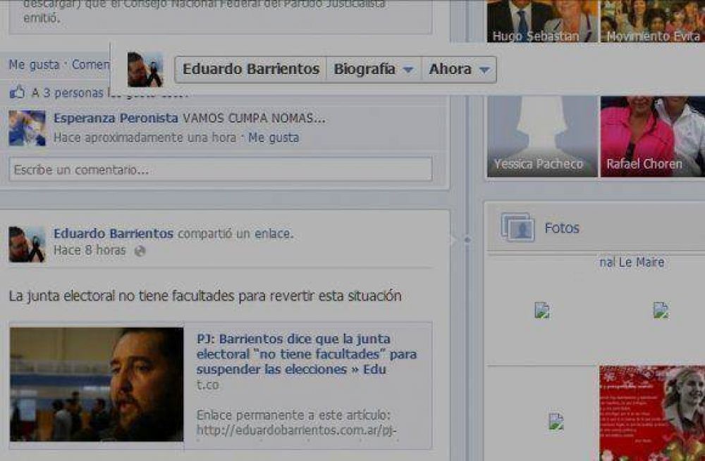 Suspenso por la interna del PJ