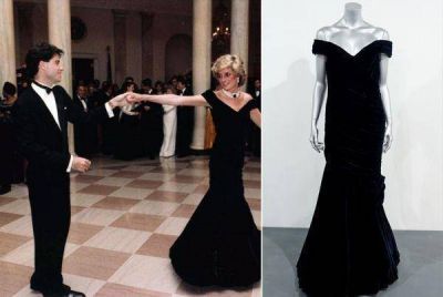 Los diez vestidos �conos de Lady Di que fueron subastados por �1 mill�n