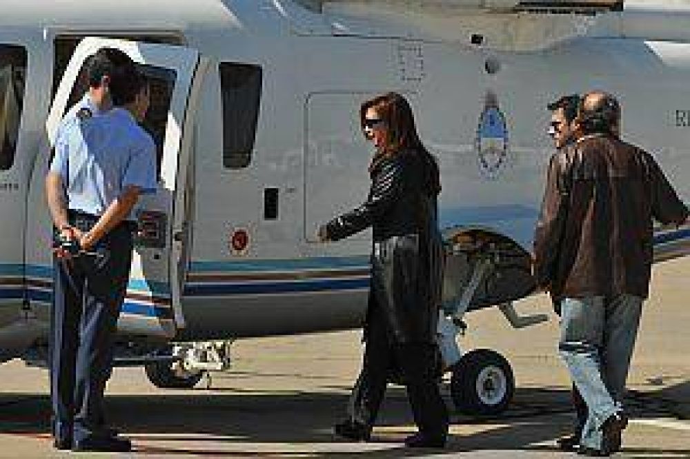 Cristina regres� al pa�s tras reunirse con el Papa