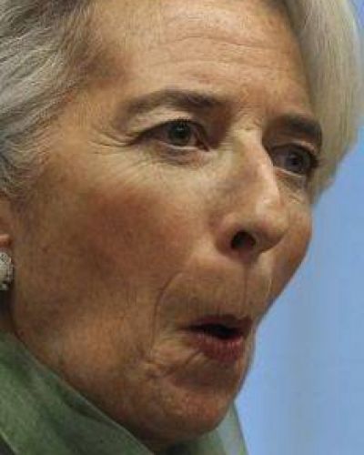 La polic�a allan� la casa de Lagarde por presunto delito econ�mico