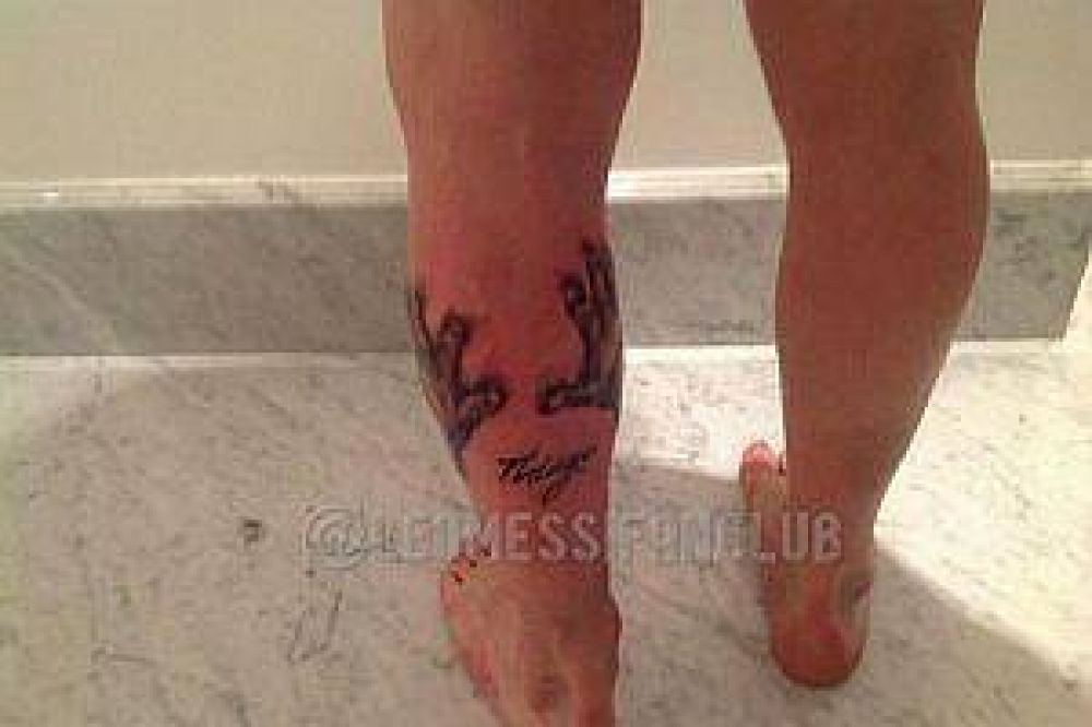 Messi estrenar tatuaje de su hijo contra Venezuela