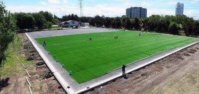 Tigre: Casi finaliza la construcci�n de un moderno estadio de hockey