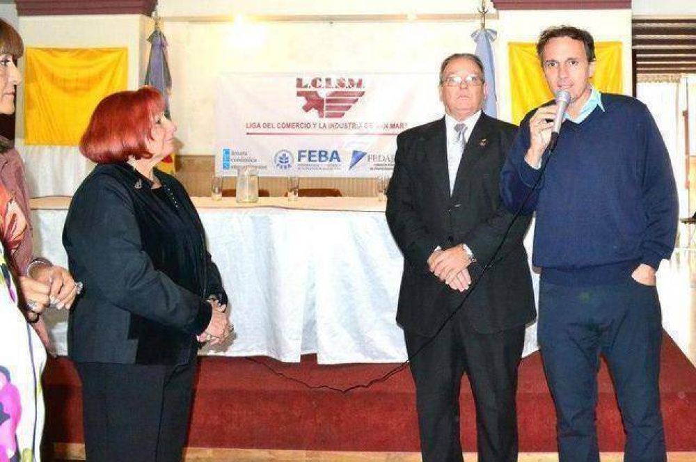 Ar�valo y Katopodis, juntos en el homenaje a las mujeres empresarias de San Mart�n