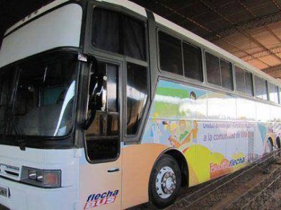 Un colectivo donado por Flecha Bus se convertir� en una unidad cultural y educativa