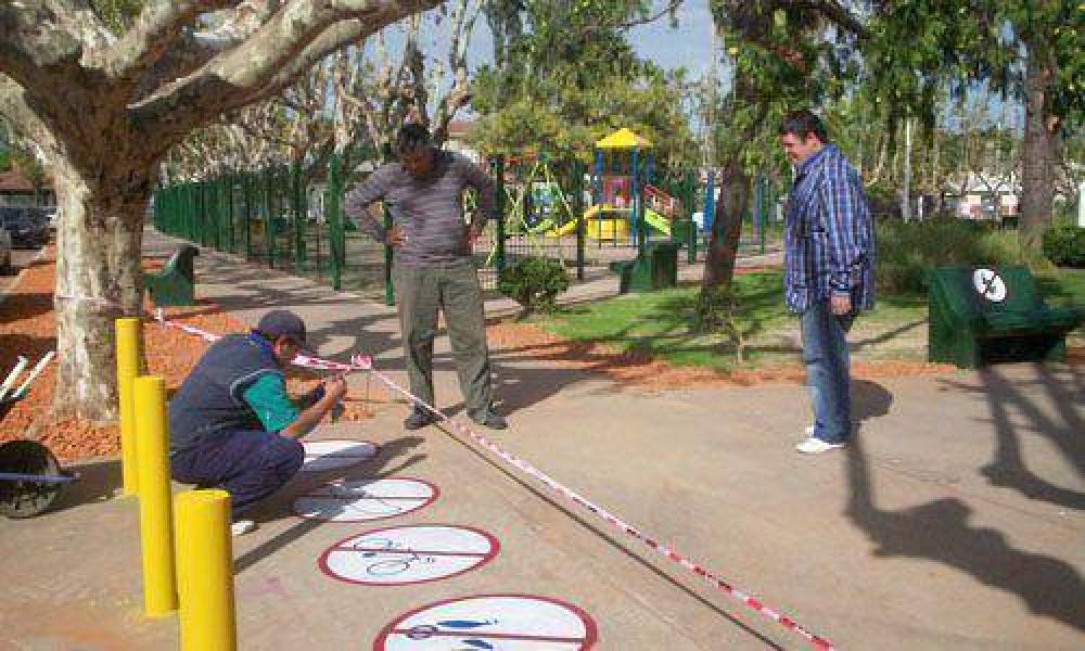 El centro de Derqui, con plaza �nueva�