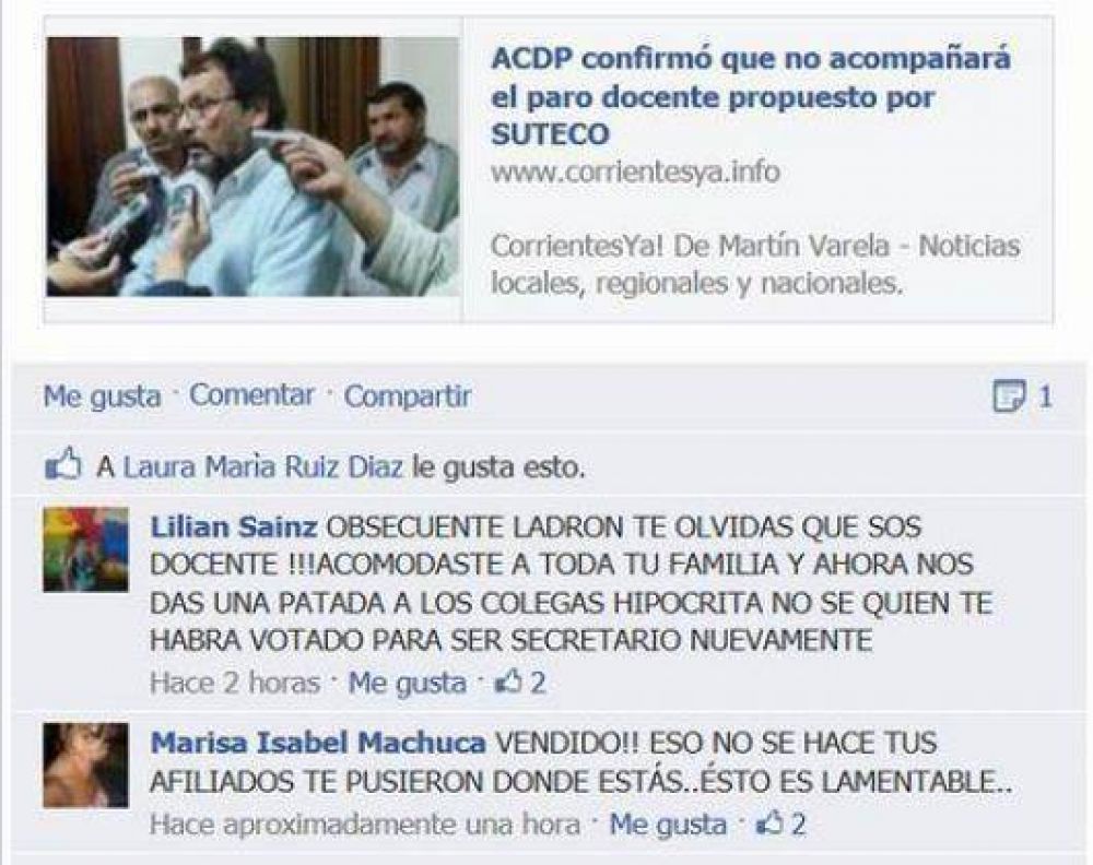 Sin apoyo, Suteco insiste con pol�ticas de choque
