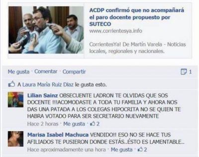 Sin apoyo, Suteco insiste con pol�ticas de choque