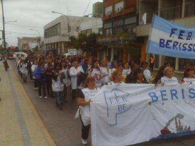 Jornada de movilizaci�n docente con fuerte presencia berissense