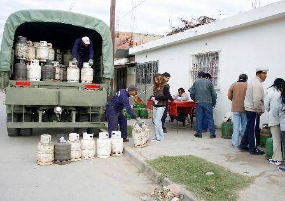 Finaliza el cronograma de distribuci�n de las garrafas sociales