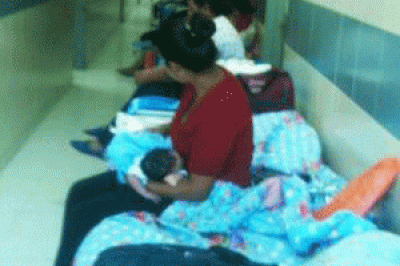 Hospital: Reci�n nacidos �internados� en pasillos