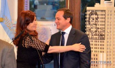 Con obras para la provincia, Cristina revalid� su apoyo electoral a Camau