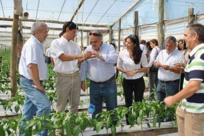 Colombi inaugur� obras en Santa Luc�a y en Lavalle