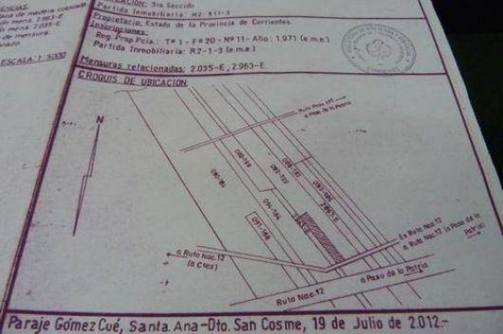 Acusan al Icaa de vender terreno con familias dentro