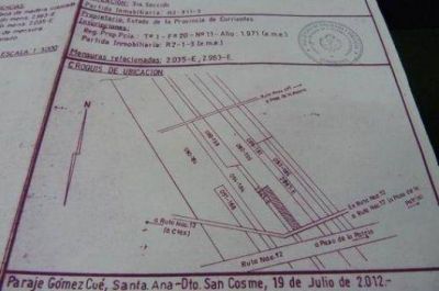 Acusan al Icaa de vender terreno con familias dentro