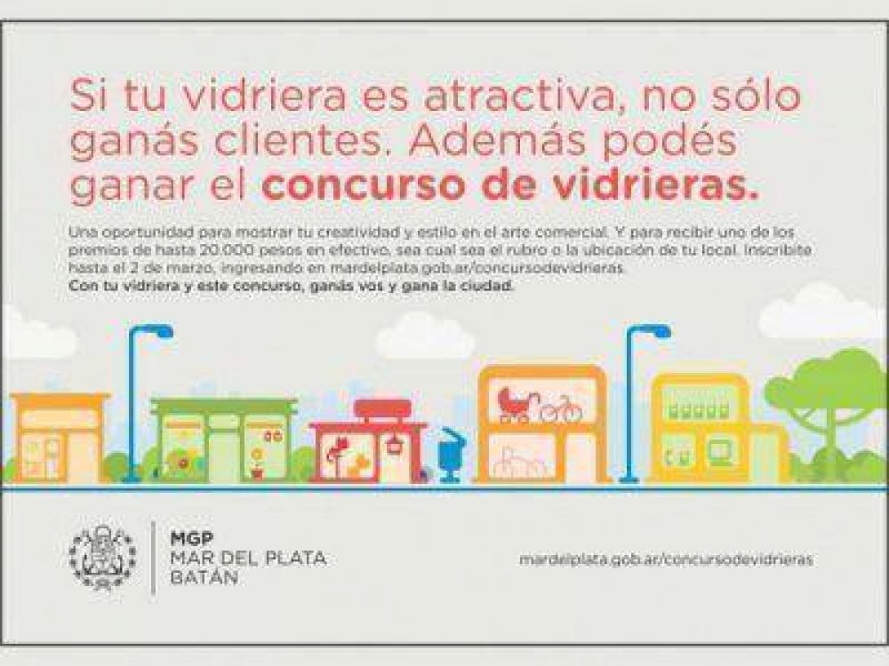 CERR� EL CONCURSO DE VIDRIERAS, CON UN MILLAR DE COMERCIOS INSCRIPTOS