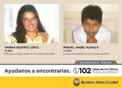 Intensa b�squeda de dos adolescentes