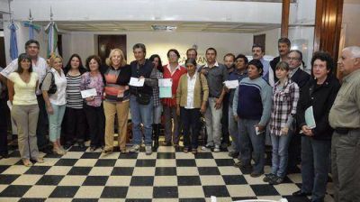 Entregaron materiales e insumos correspondientes al Programa de Agricultura Periurbana