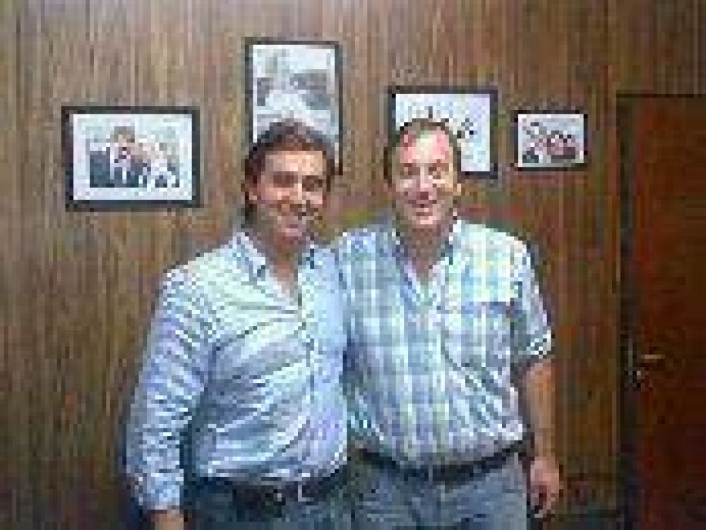 REUNI�N DE LEONARDO BOTO CON JUAN PABLO ANGHILERI 