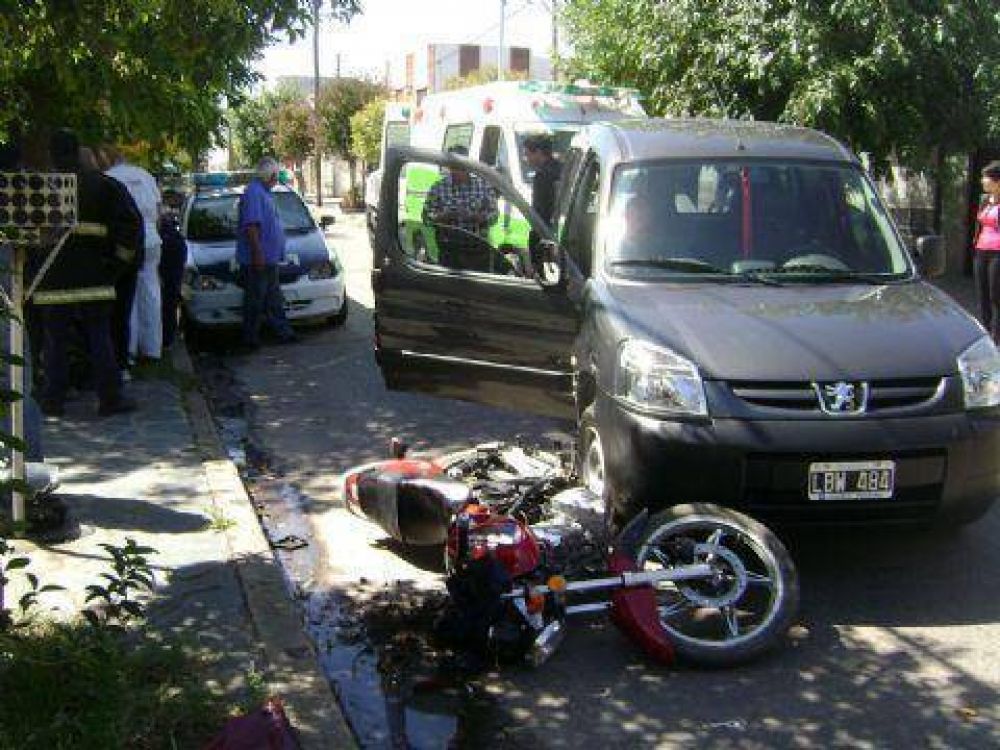 Accidente en 15 y 165