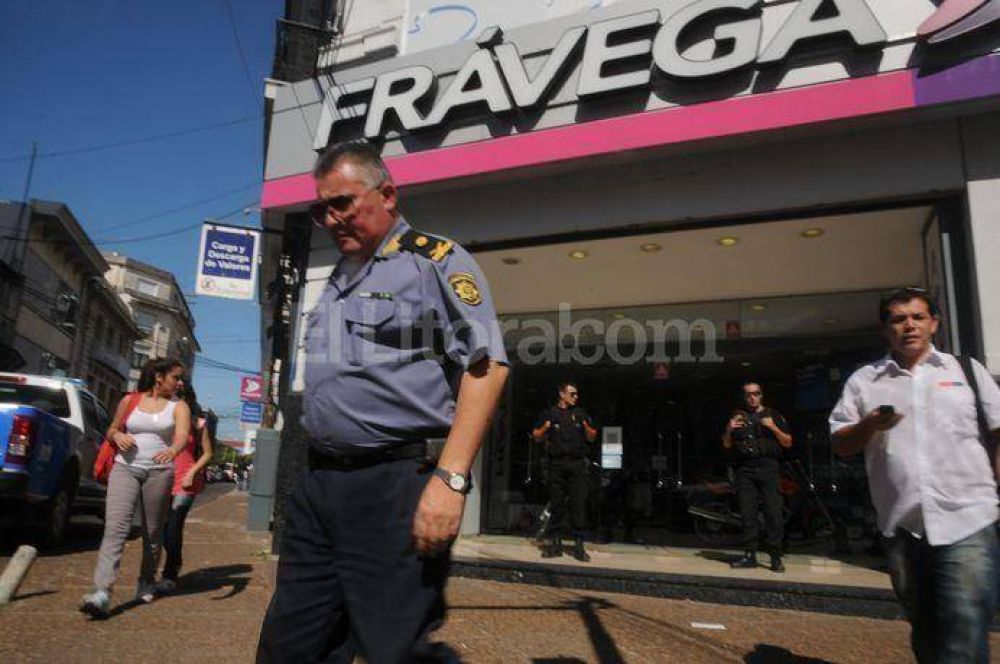 Robaron en un local de electrodom�sticos de la peatonal santafesina
