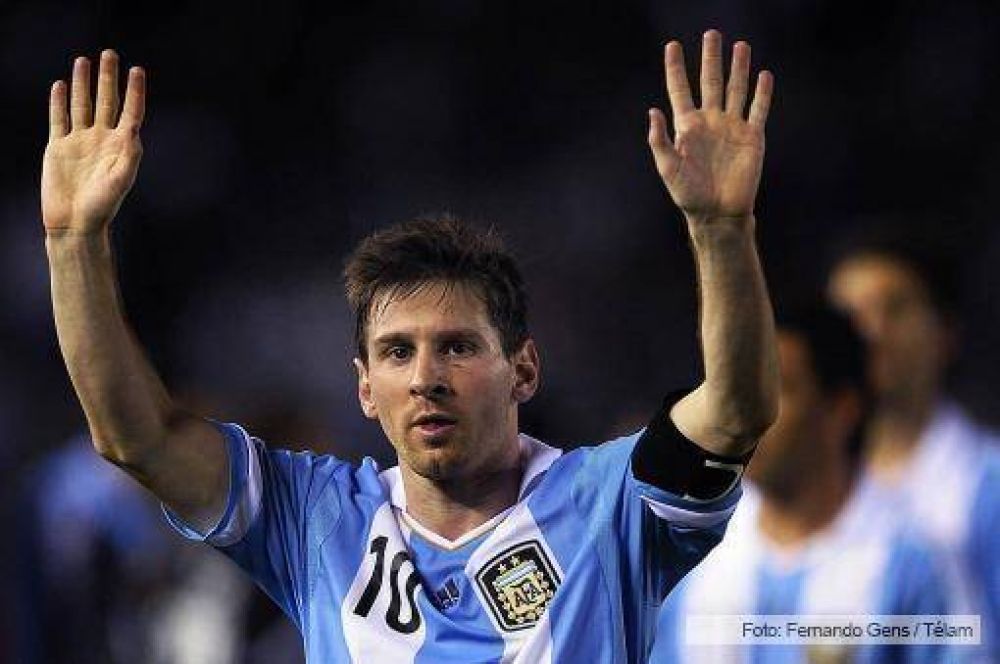 Messi est� cerca de igualar a Maradona en el seleccionado