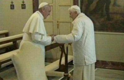 FRANCISCO SE REUNIO CON BENEDICTO XVI EN CASTELGANDOLFO