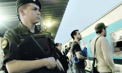 Gendarmes comenzar�n a custodiar los trenes que llegan a Pilar