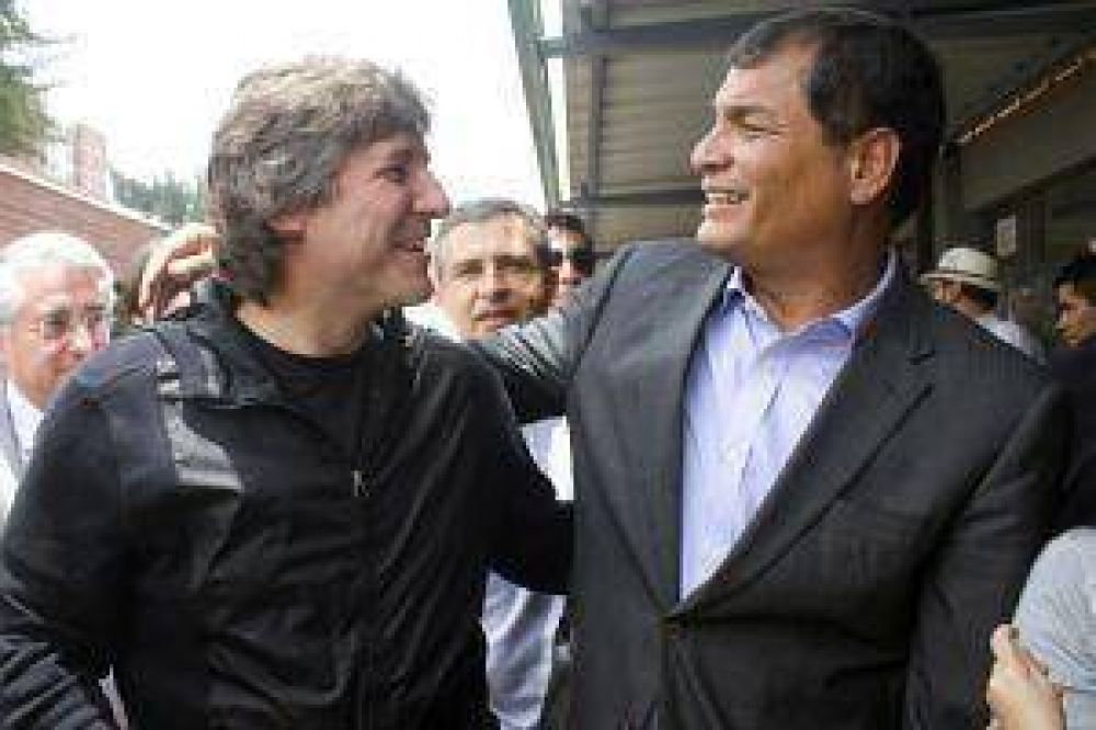 Junto a Correa, Boudou asegur� que en Latinoam�rica "escuchan lo que dice su pueblo y no los de afuera"