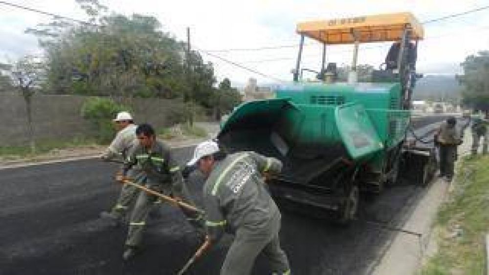 Avanza la pavimentaci�n anual de la ciudad capital