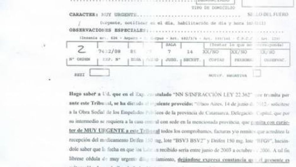 OSEP: enviaban medicamentos adulterados a enfermos de c�ncer