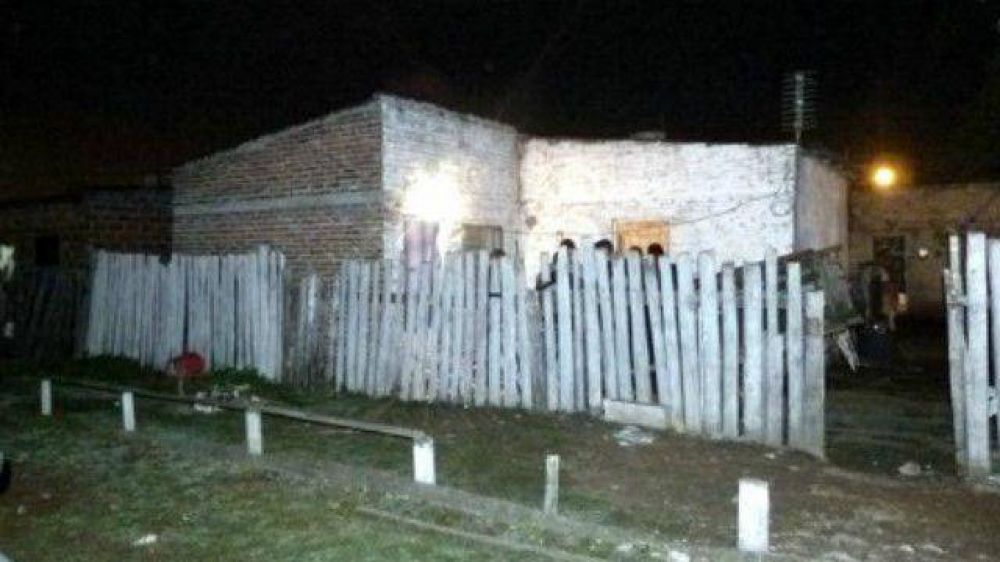 Baleado en la puerta de su casa