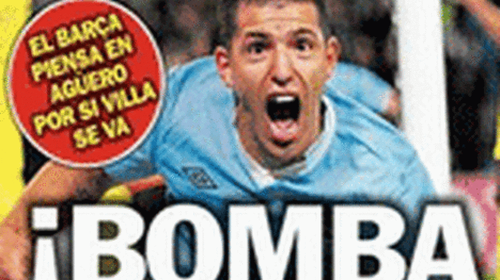 Ag�ero, en la mira del Barcelona