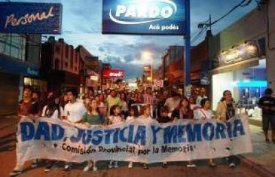 D�a de la Memoria: San Pedro march� por la verdad, la justicia y la memoria